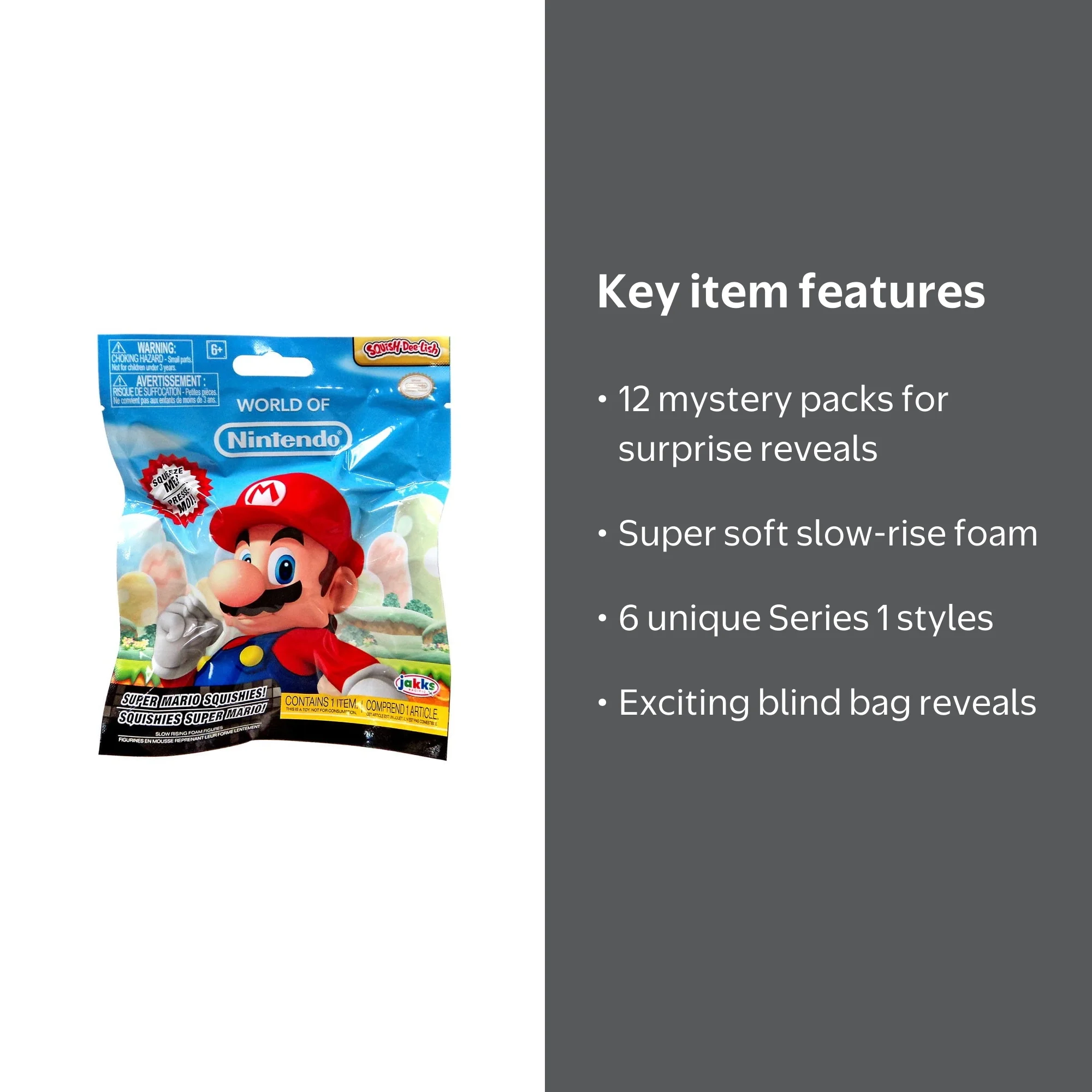 World of Nintendo Squish-Dee-Lish Super Mario Mystery Box [12