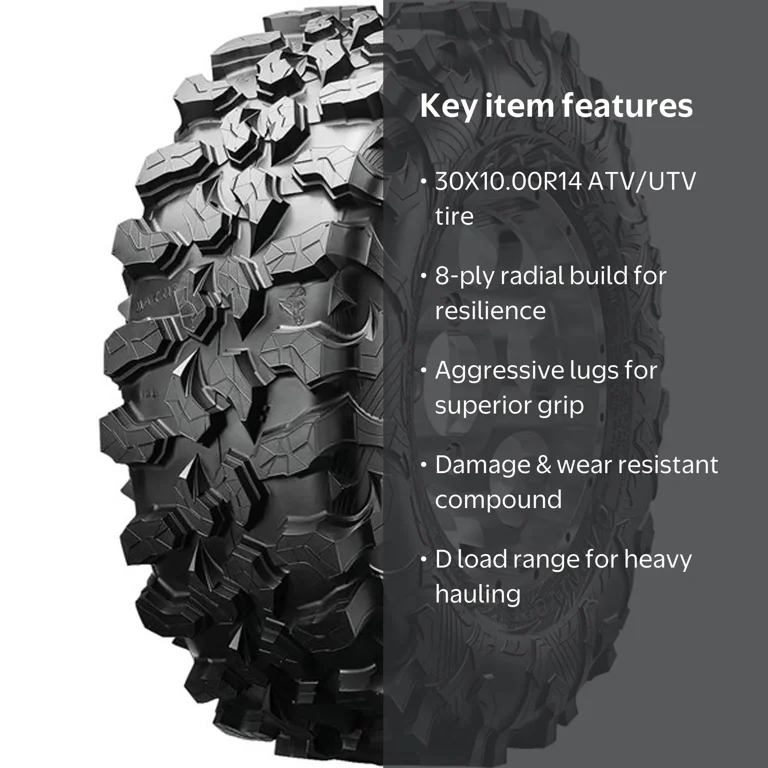 Maxxis ML1 Carnivore 30X10.00R14 60M D ATV/UTV Tire - Walmart.com