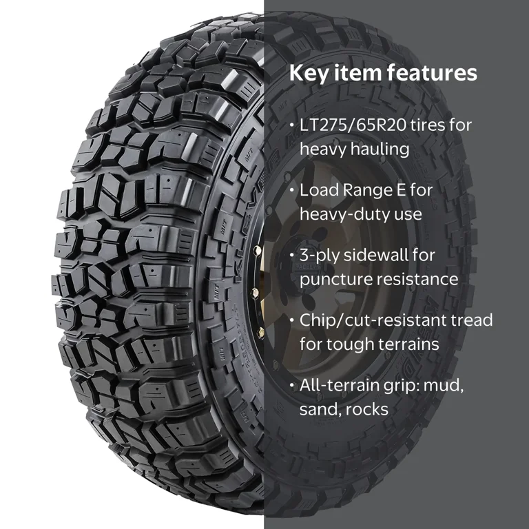 Kenda Klever M/T2 KR629 Mud Terrain LT275/65R20 Light Truck Tire