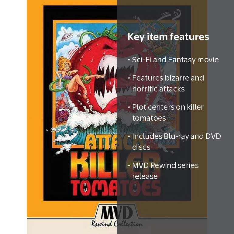 Attack of the Killer Tomatoes (Blu-ray + DVD), MVD Rewind, Sci-Fi