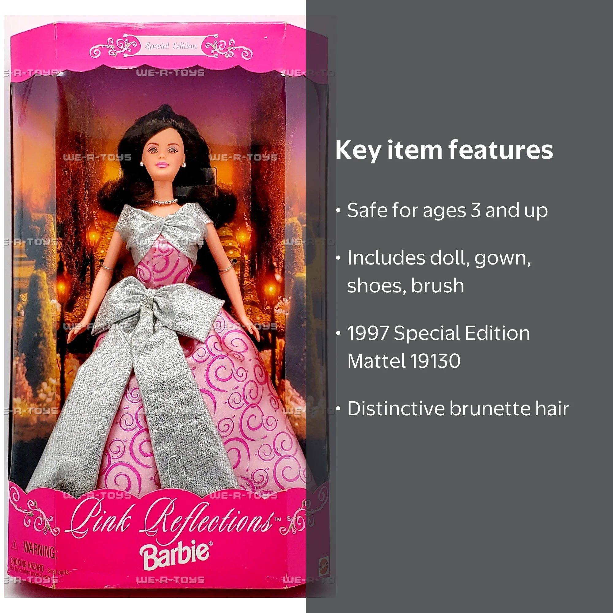 Pink Reflections Brunette Special Edition Barbie Doll 1997 Mattel