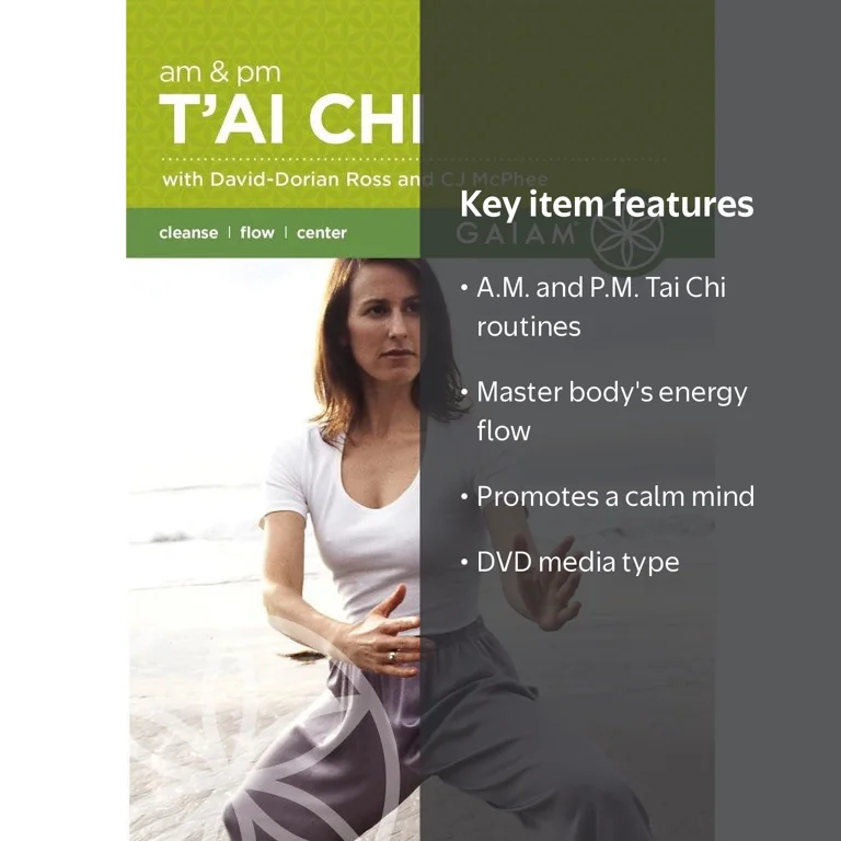 A.M. And P.M. Tai Chi (DVD), Gaiam Mod, Sports & Fitness - Walmart.com