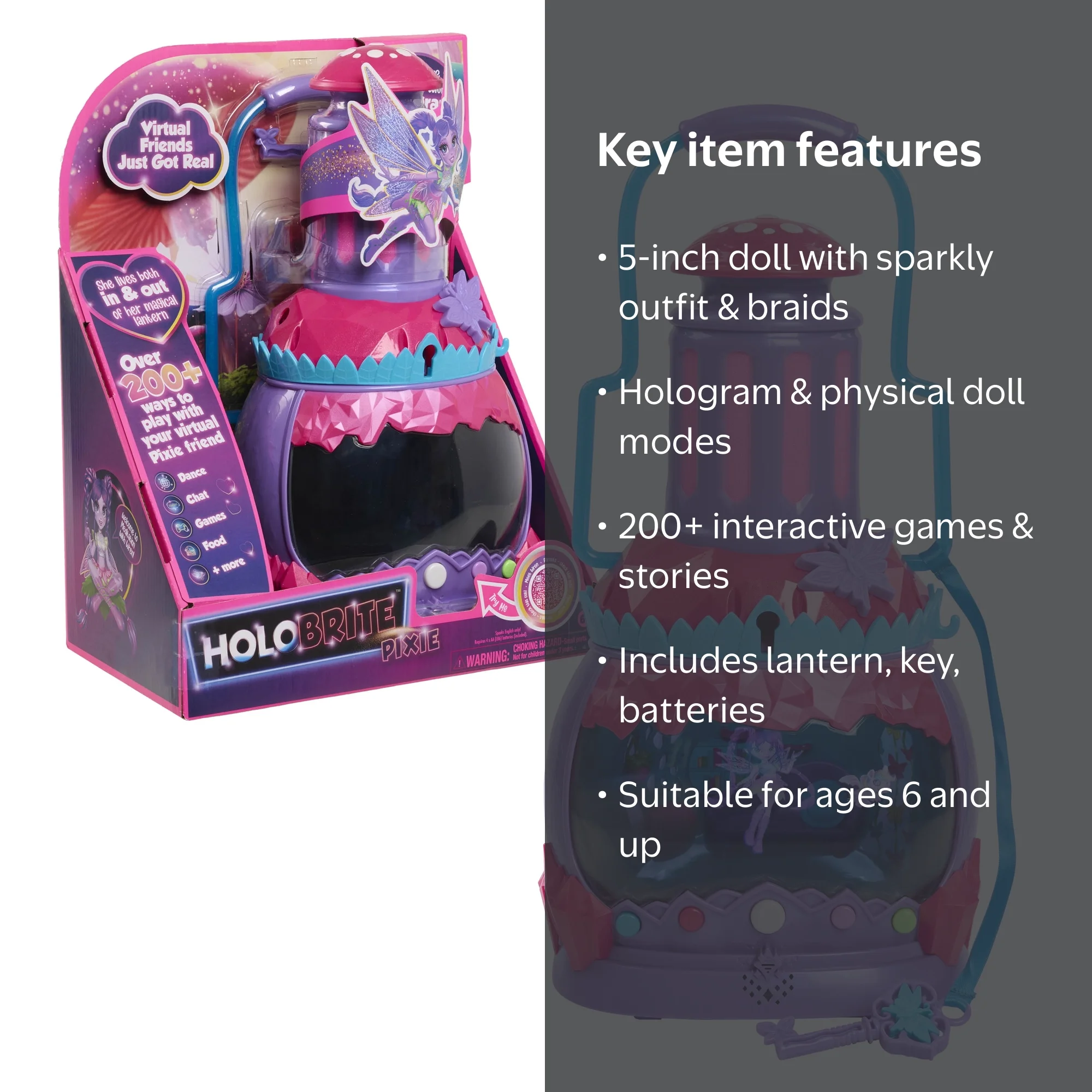 HOLOBRITE Pixie Lantern, Virtual Dancing & Interactive Games, 5