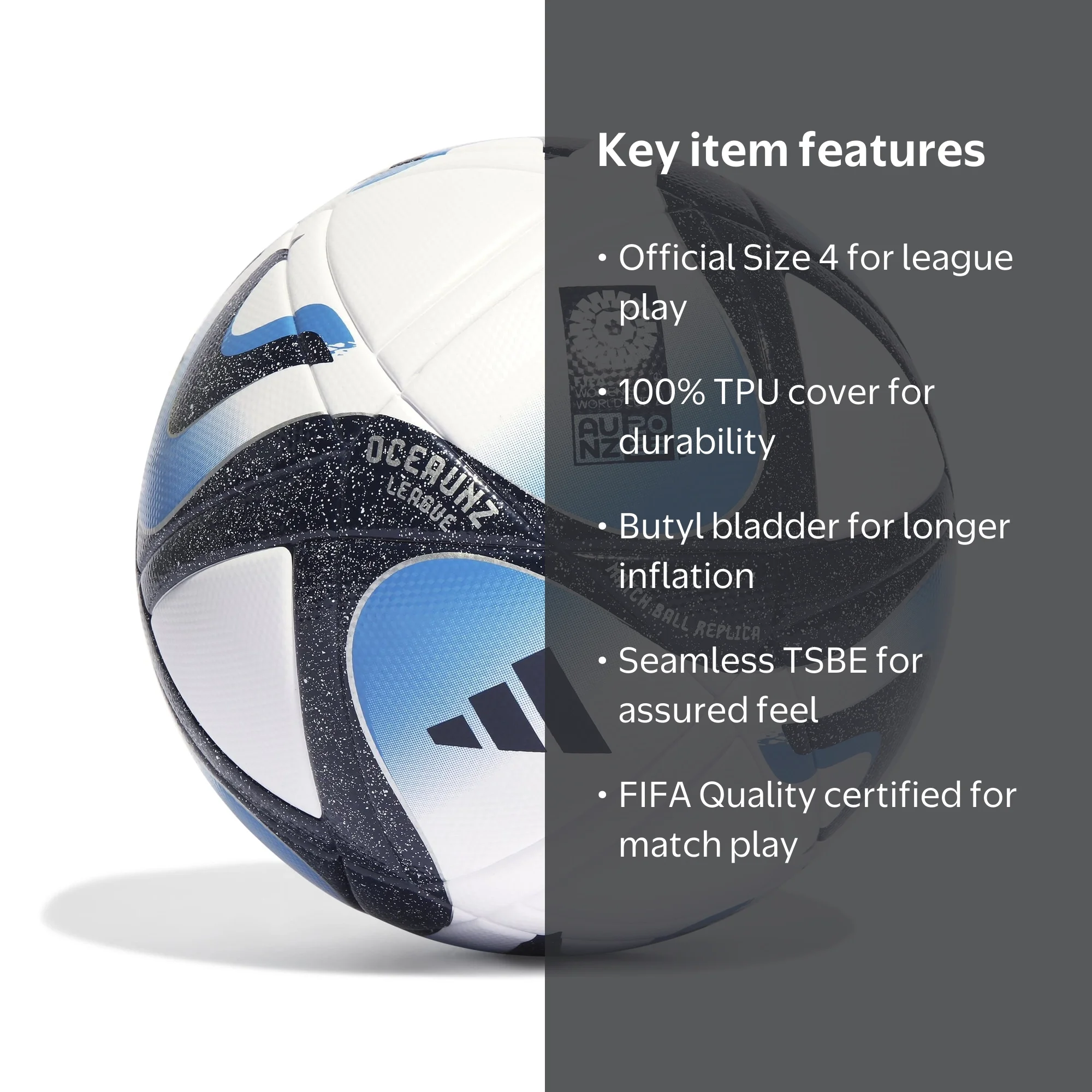 Adidas Women's World Cup Oceaunz League Ball, Size 4 - Walmart.com