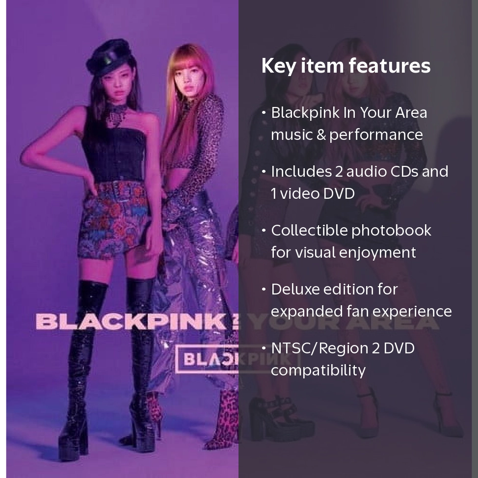 Blackpink - Blackpink In Your Area - Music & Performance - CD
