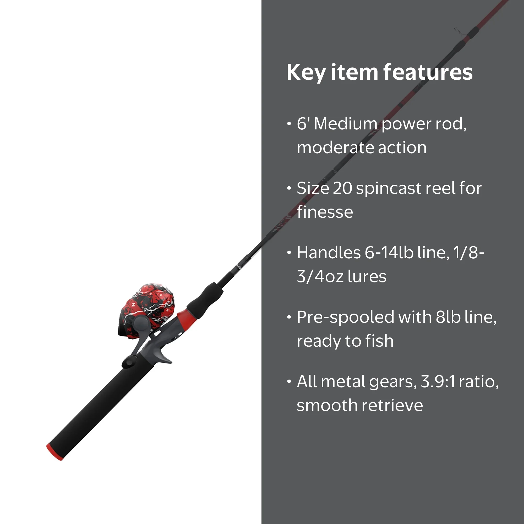 SPLASH SPINCAST COMB - Walmart.com