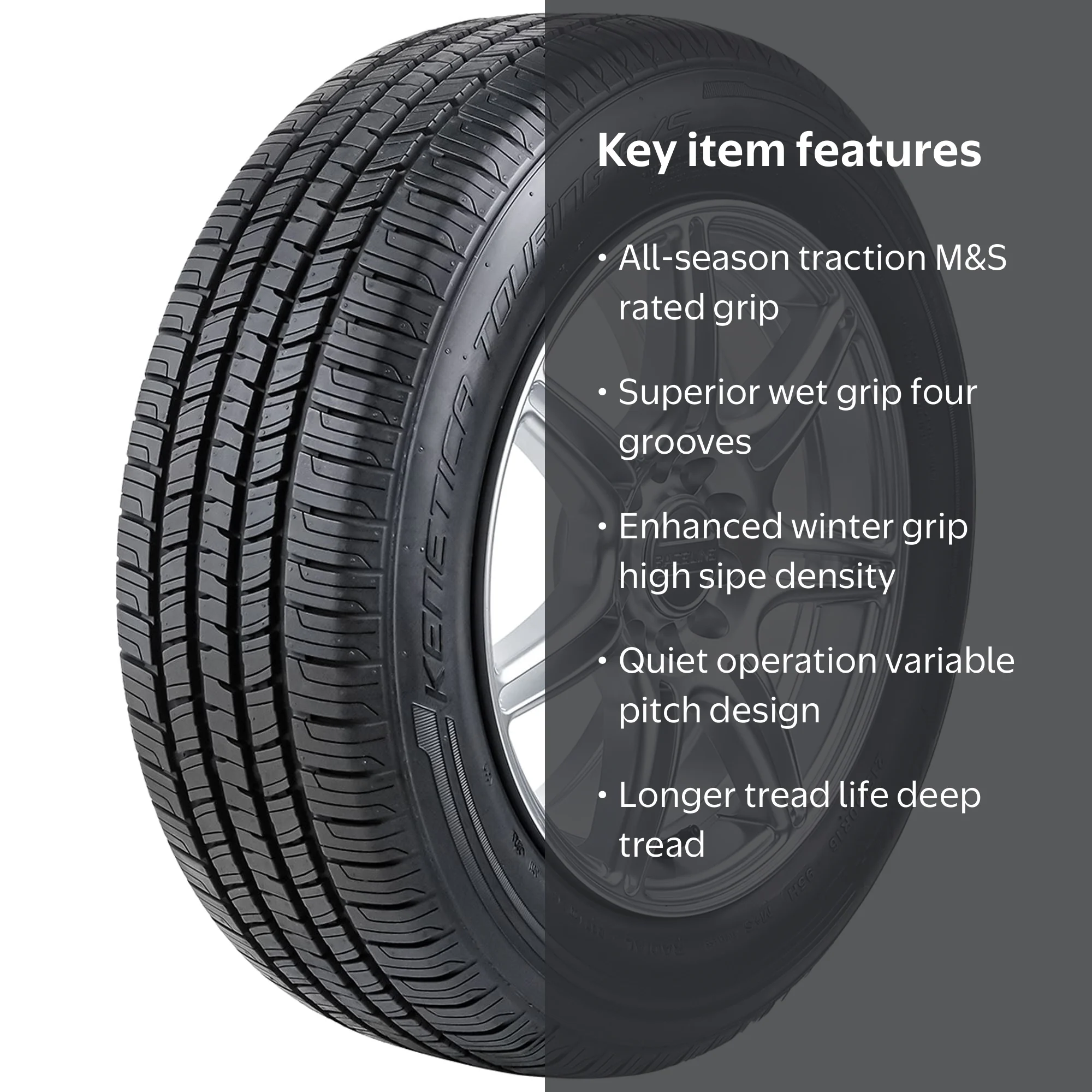 Kenda Kenetica Touring A/S (KR217) All Season P205/55R16 91H