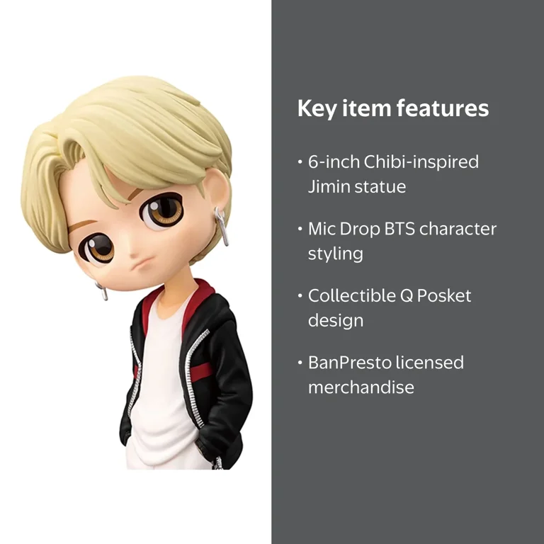 BTS TinyTAN Figurines Toys - Jimin Mic Drop Vol. 2 Q Posket Statue