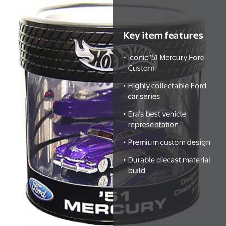 Hot Wheels Ford Custom Crusier Series '51 Mercury Diecast CAR Hot Wheels Ford Custom Crusier Series '51 Mercury Diecast CAR