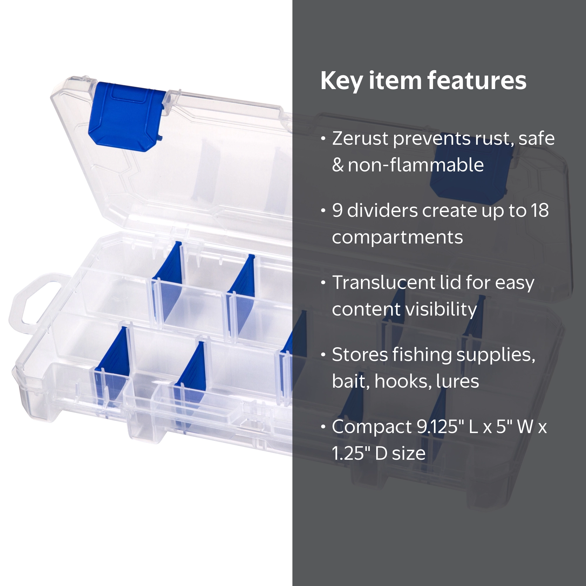 Flambeau, Small Tuff Tainer, 3003, 18 Compartments Zerust Utility