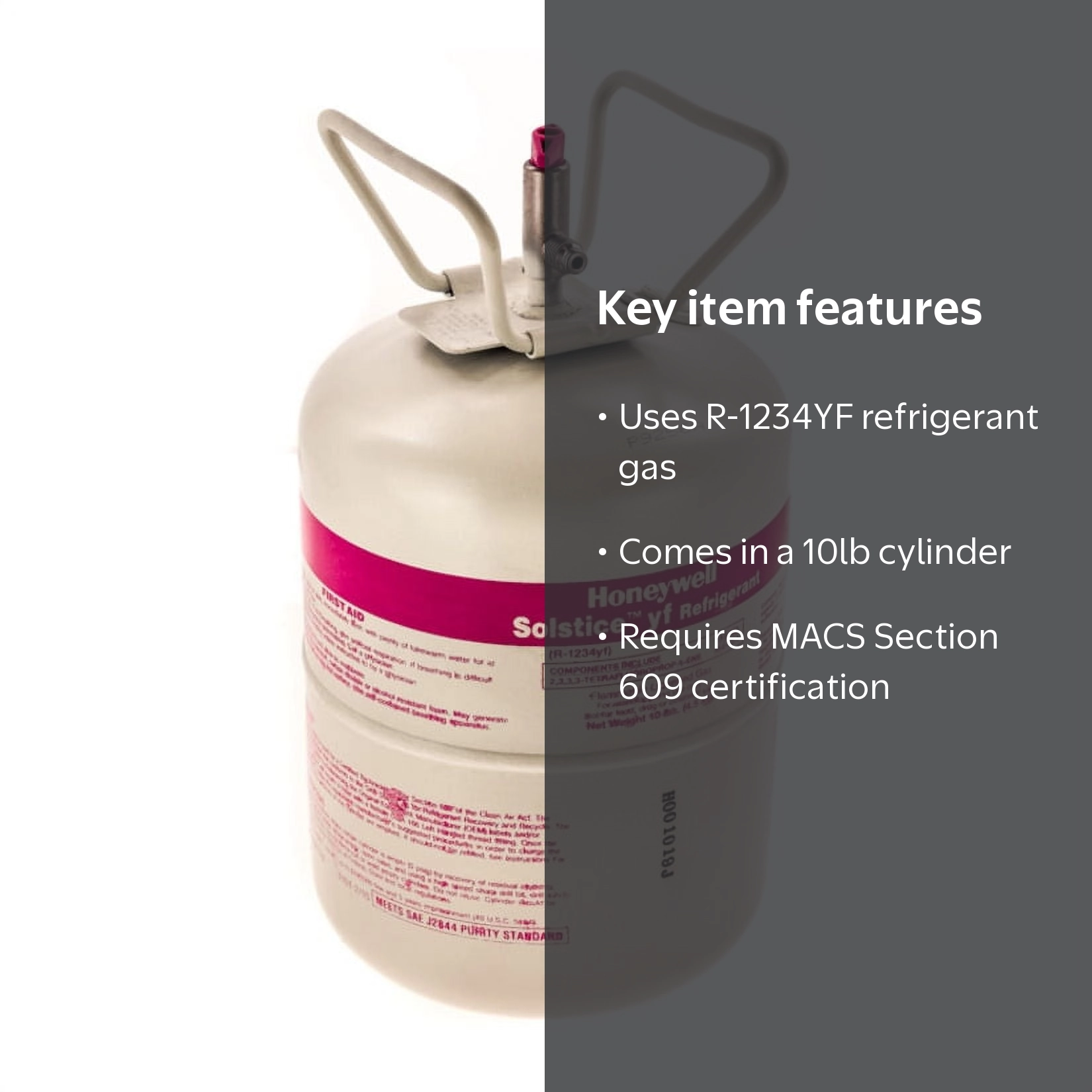 Honeywell R-1234YF Refrigerant 10lb Cylinder - Walmart.com