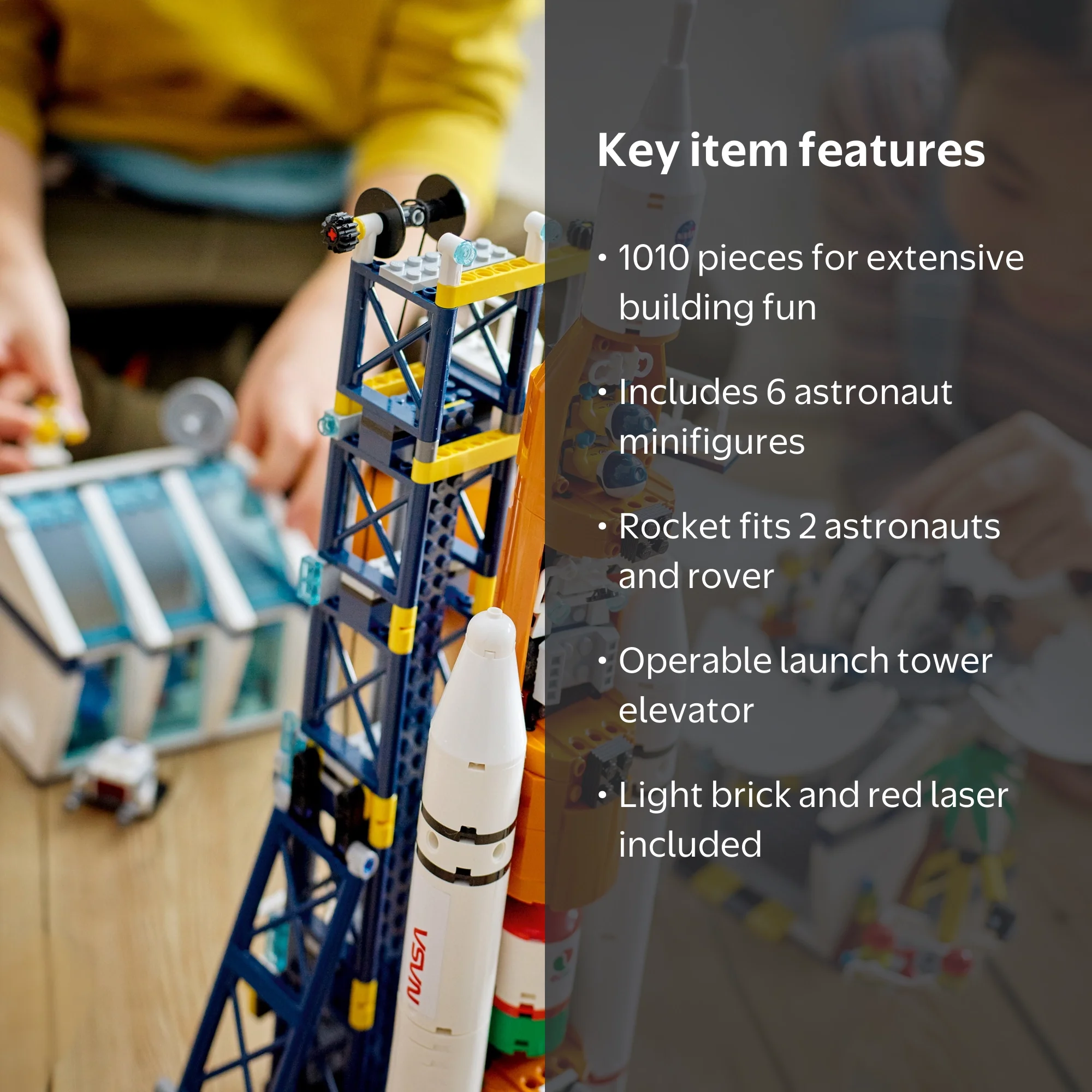 LEGO City Rocket Launch Center 60351, Mars Rover, Space Toy with