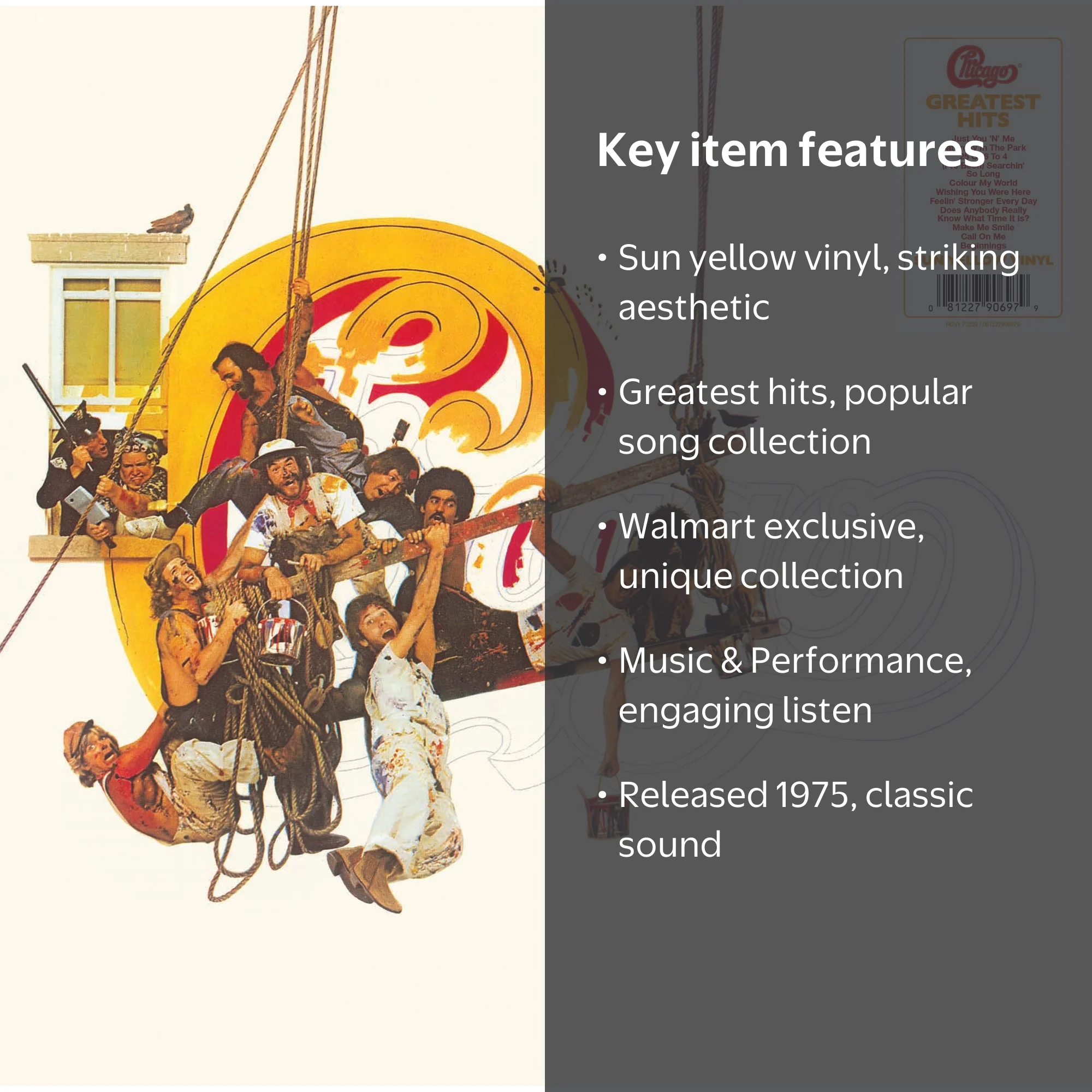 Chicago - Greatest Hits - Music & Performance - Vinyl - Walmart.com