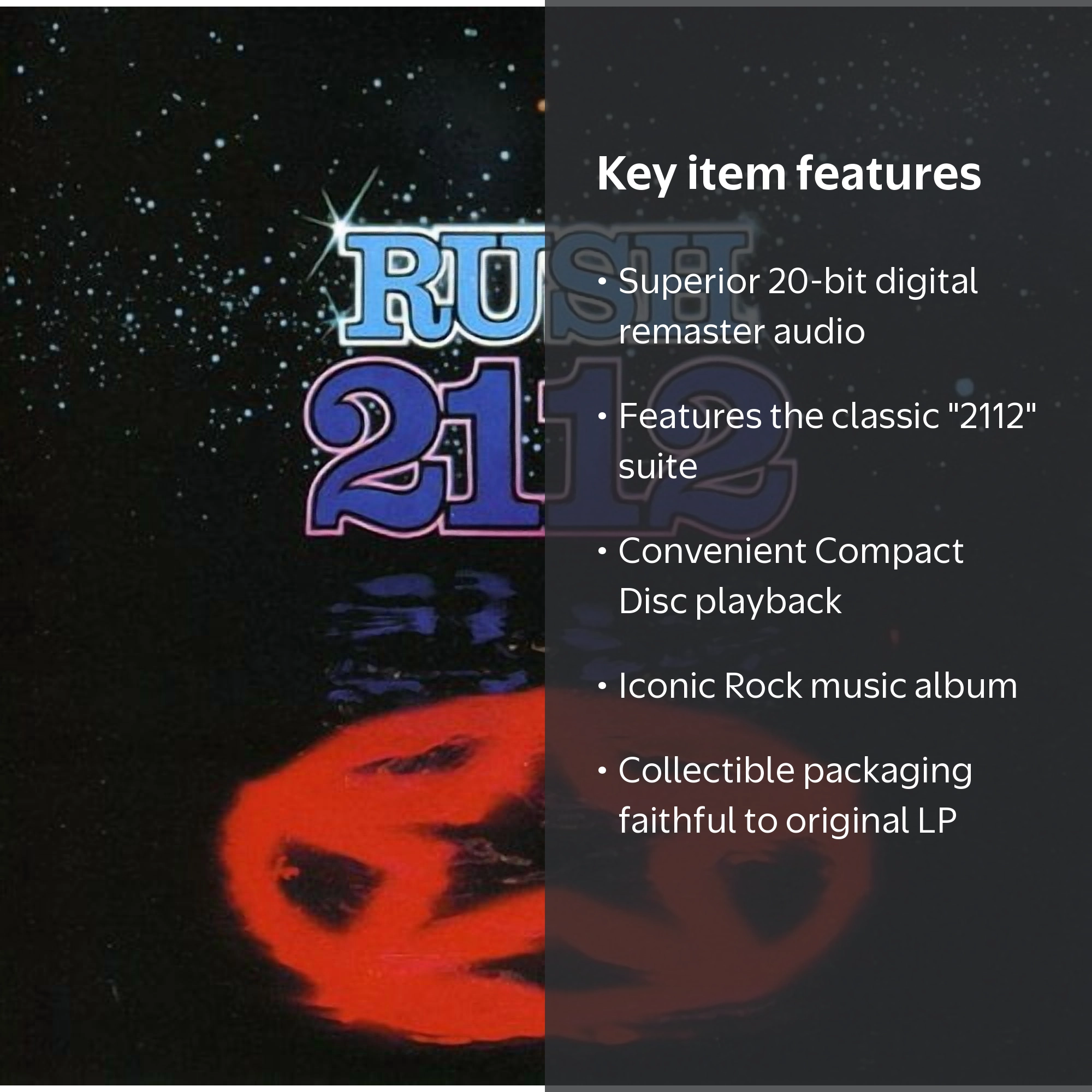 Mercury, Music & Performance CD, 2112, Remastered Digital Vinyl Mercury, Music & Performance CD, 2112, Remastered Digital Vinyl