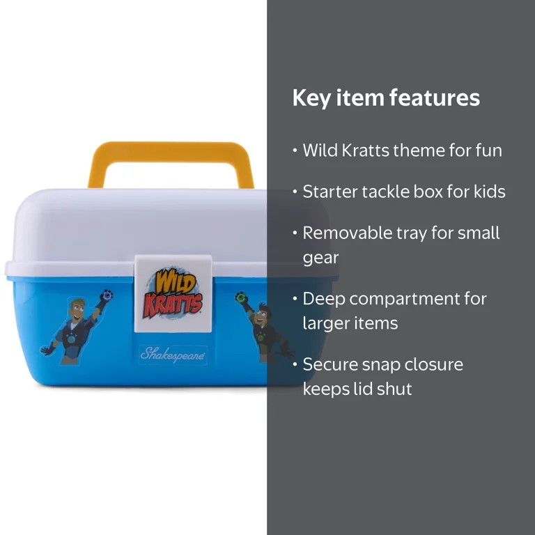 THE POLICE 木製BOX 7インチシングル10枚組 コレクターズアイテム Shakespeare Wild Kratts Play Box, Kids Fishing Tackle Box
