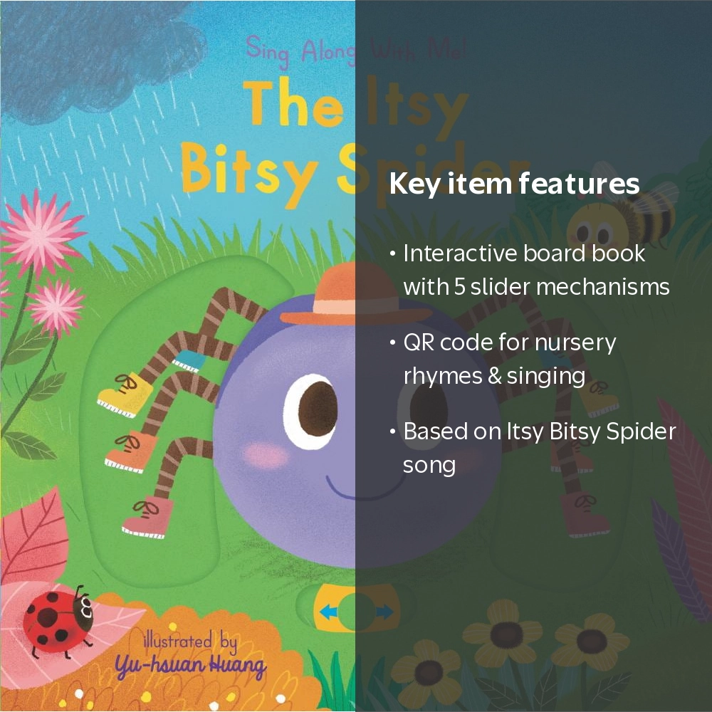 CANDLEWICK PRESS The Itsy Bitsy Spider: Sing Along with Me! (Board