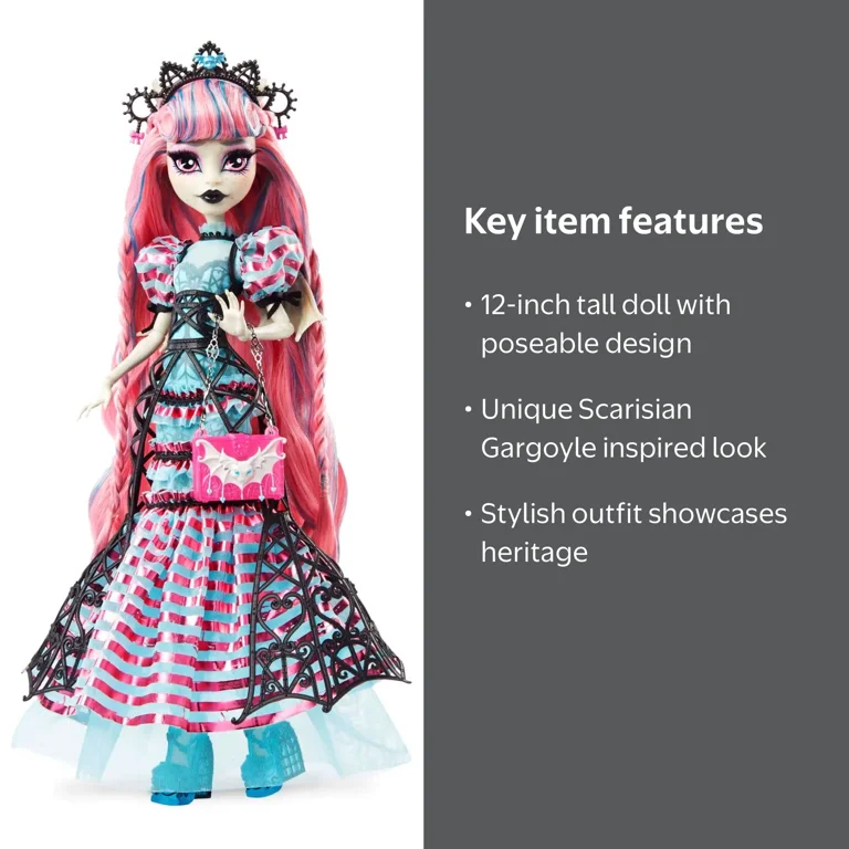 Monster High, Rochelle Goyle Doll, 12 inches, Scarisian Gargoyle