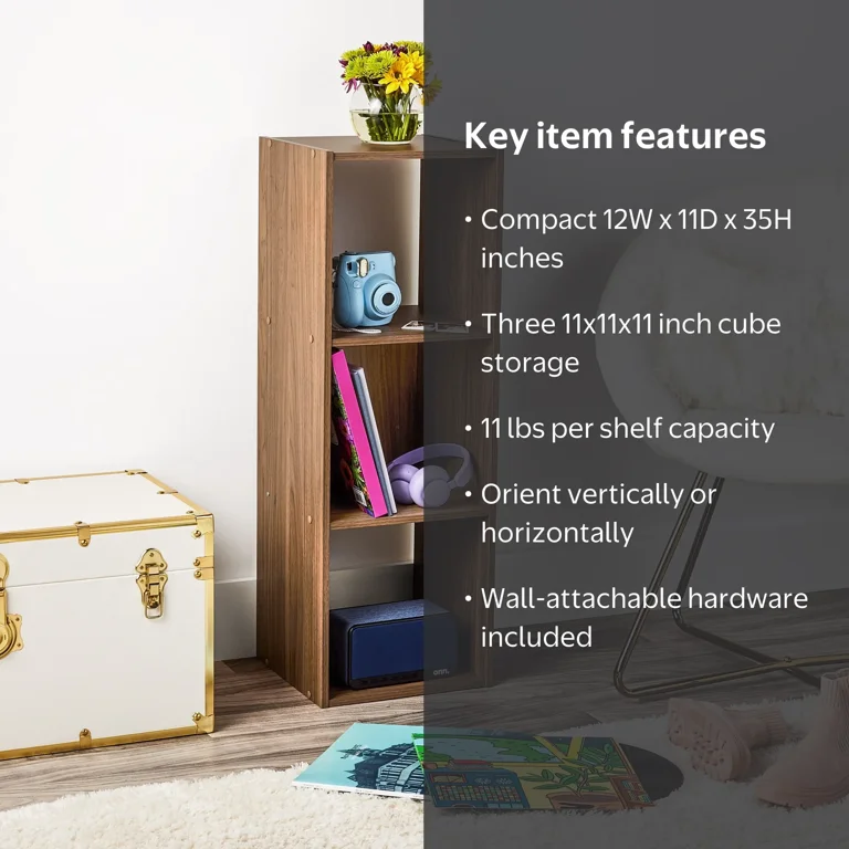 Mainstays 3 Cube Storage Organizer, 11