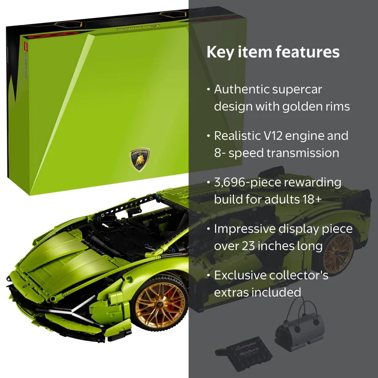 LEGO, Technic Lamborghini Si√¢n FKP 37 Building Set for Adults 