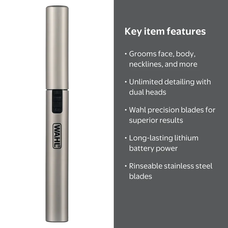 Wahl Micro Groomsman Lithium Battery Face & Body Detail Hair