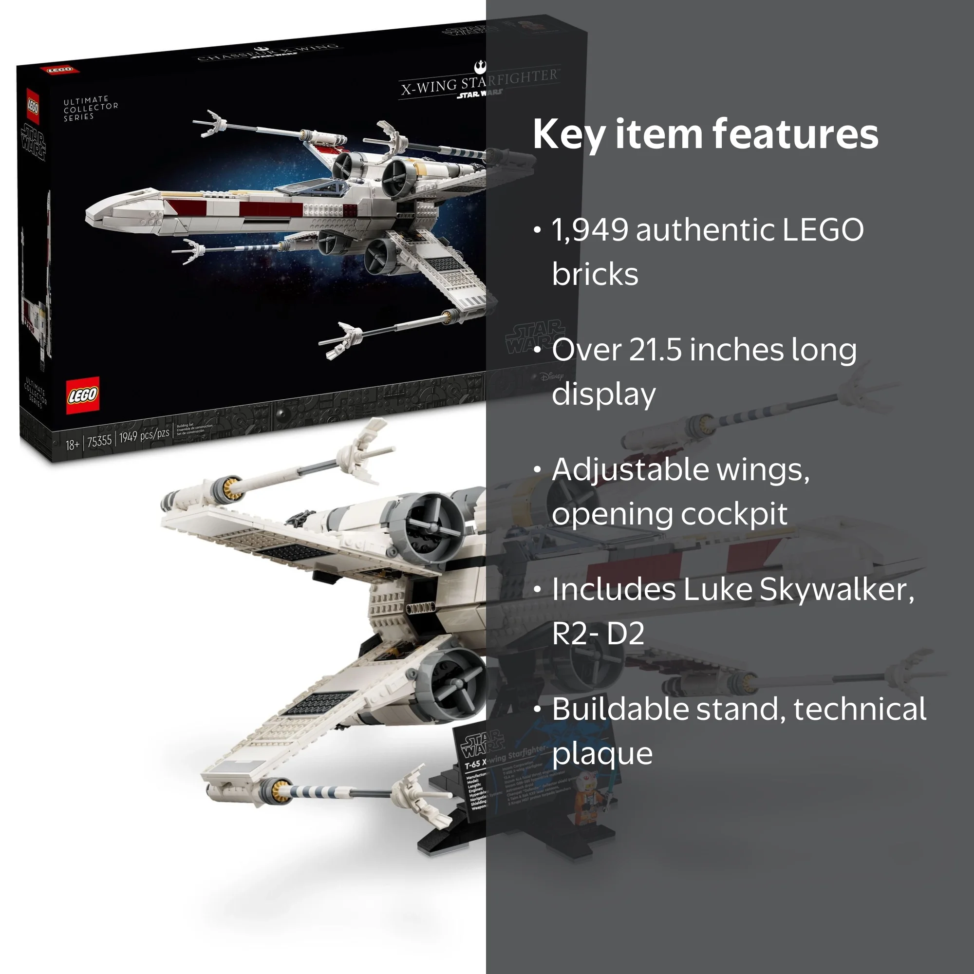 LEGO Star Wars Ultimate 75355 X-Wing Starfighter Collector Set