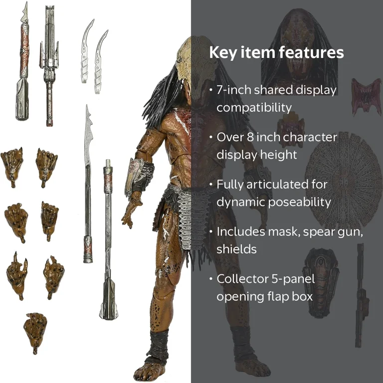 NECA, Prey Ultimate Feral Predator, 7-inch Action Figure