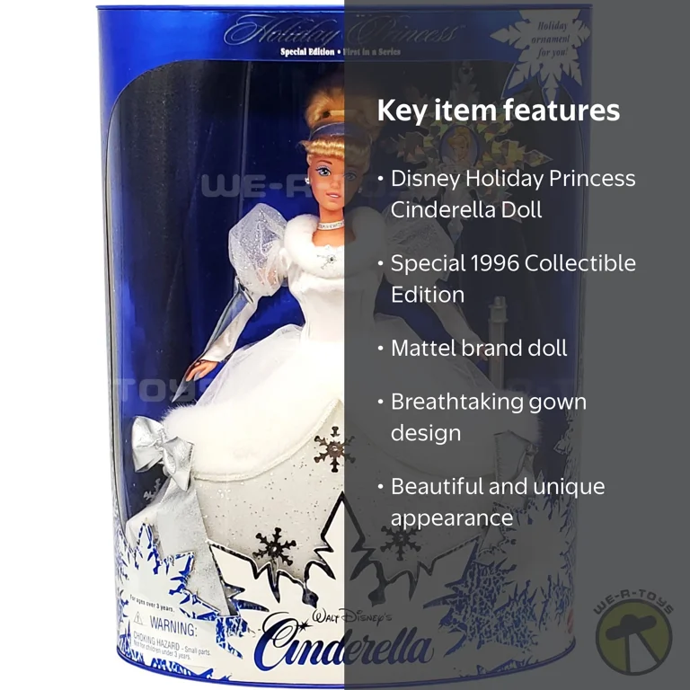 Disney, Disney Holiday Princess Cinderella Doll, Special Edition