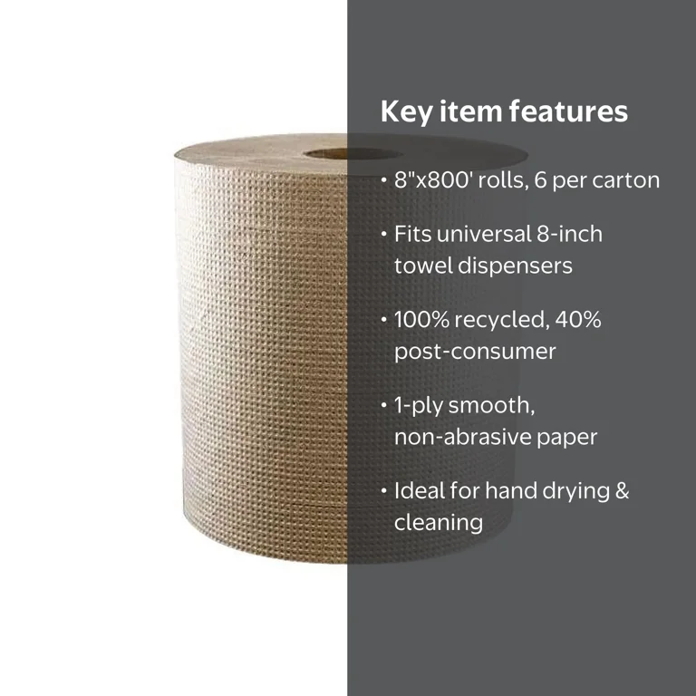 MORCON TISSUE, Universal Roll Towels, 8