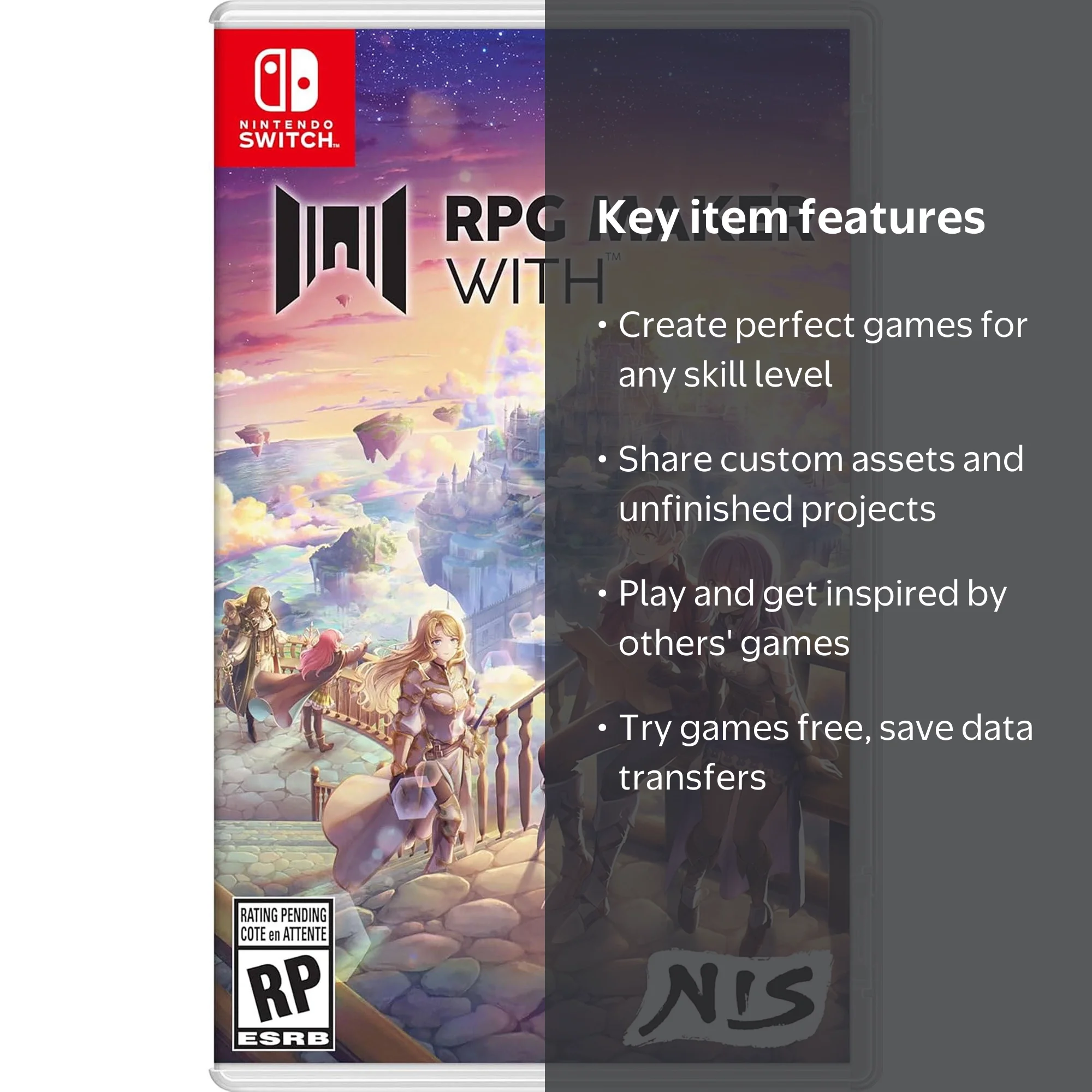 KOEI TECMO AMERICA CORP., RPG Maker for Nintendo Switch, Share