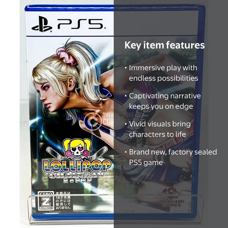Lollipop Chainsaw RePop, PS5 Gameplay, Factory Sealed, Stunning