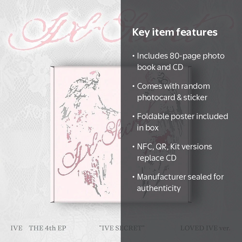 IVE - [IVE SECRET] 4th Mini Album LOVED IVE (Limited) Version