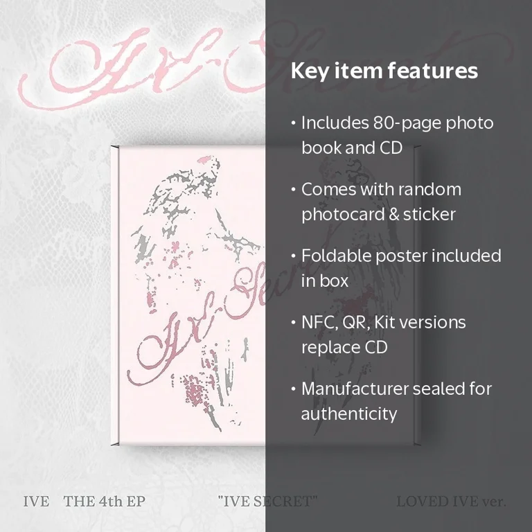IVE - [IVE SECRET] 4th Mini Album LOVED IVE (Limited) Version