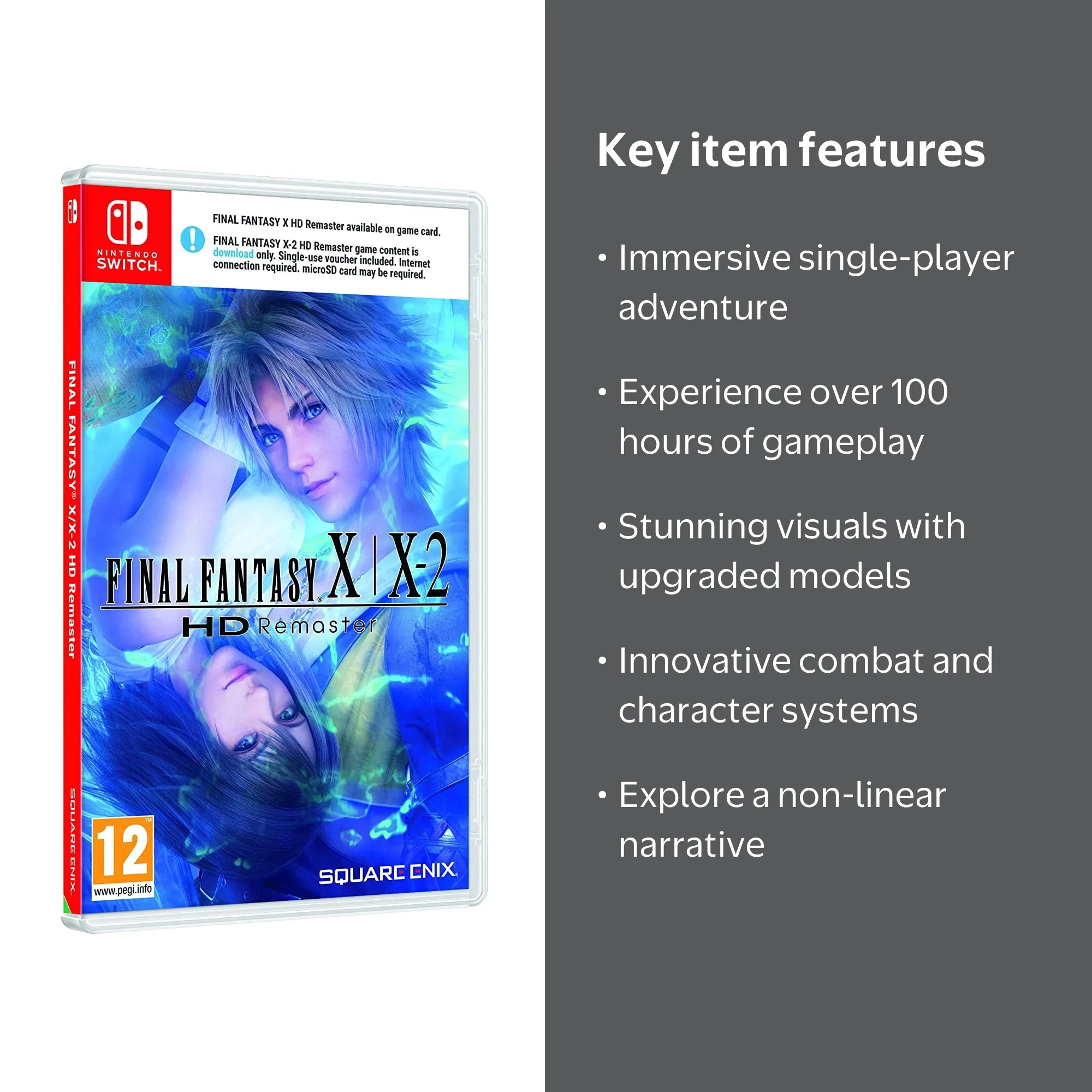 Final Fantasy X-X2 HD Remastered - Nintendo Switch Physical