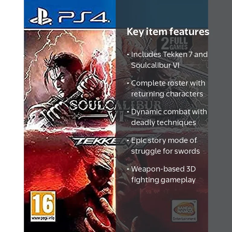 Tekken 7 + Soulcalibur VI PS4 - Walmart.com