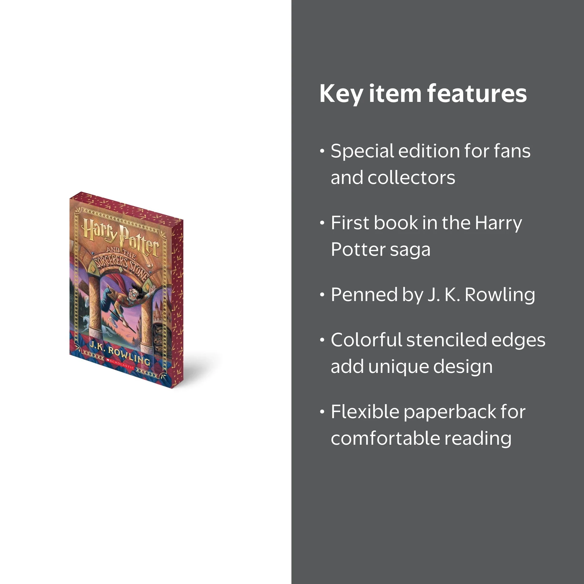 J. K. Rowling Harry Potter and the Sorcerer's Stone Paperback with