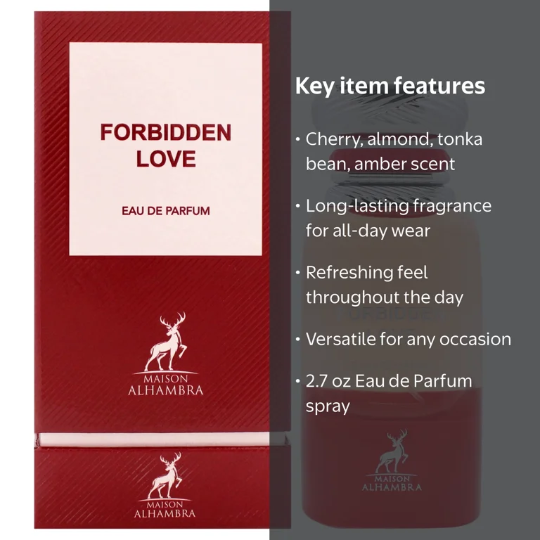 Maison Alhambra, Forbidden Love EDP Spray, 2.7 oz, Unisex