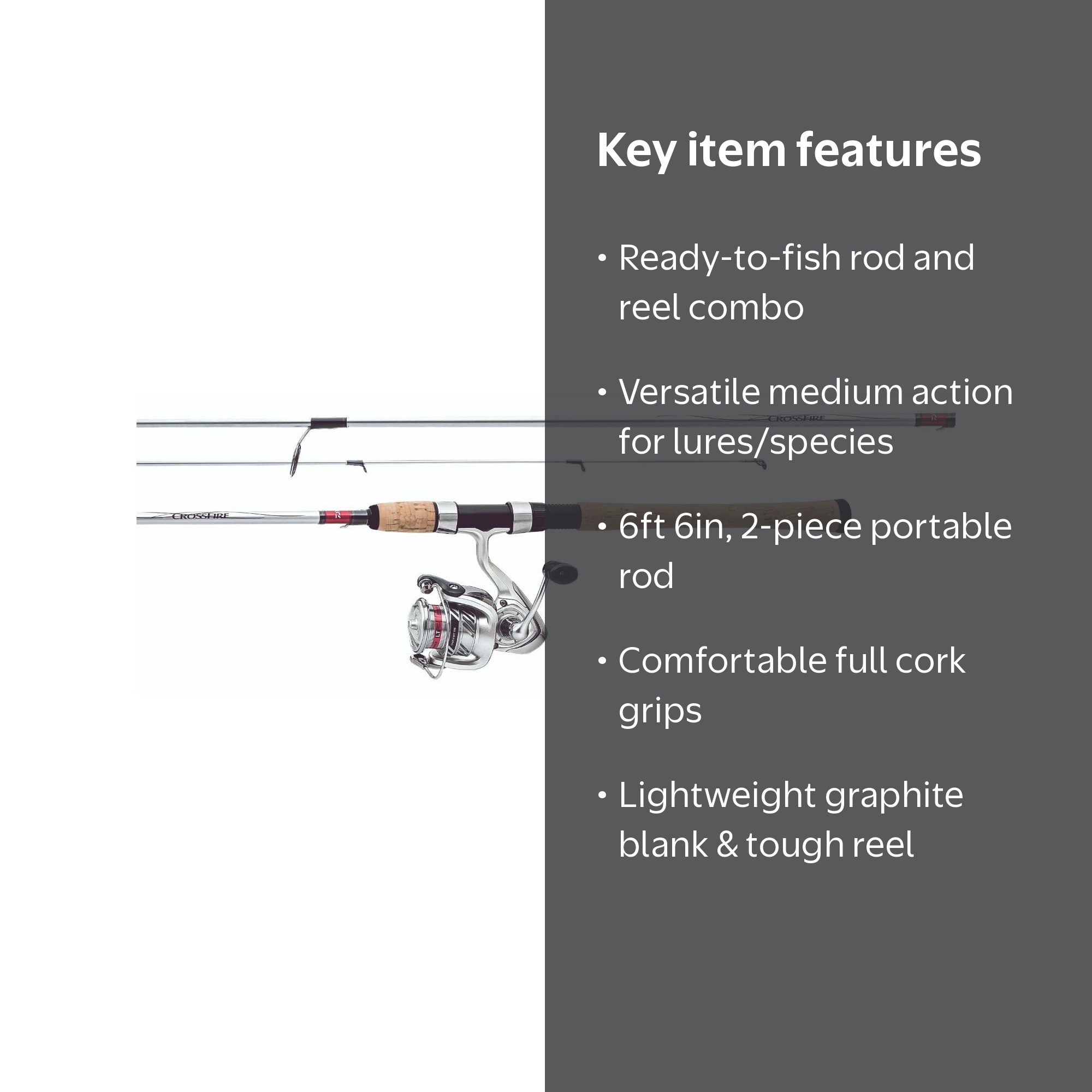 daiwa crossfire rod and reel LT Spinning Crossfire Inshore Combo incorporate well Daiwa Crossfire LT Spinning Combo