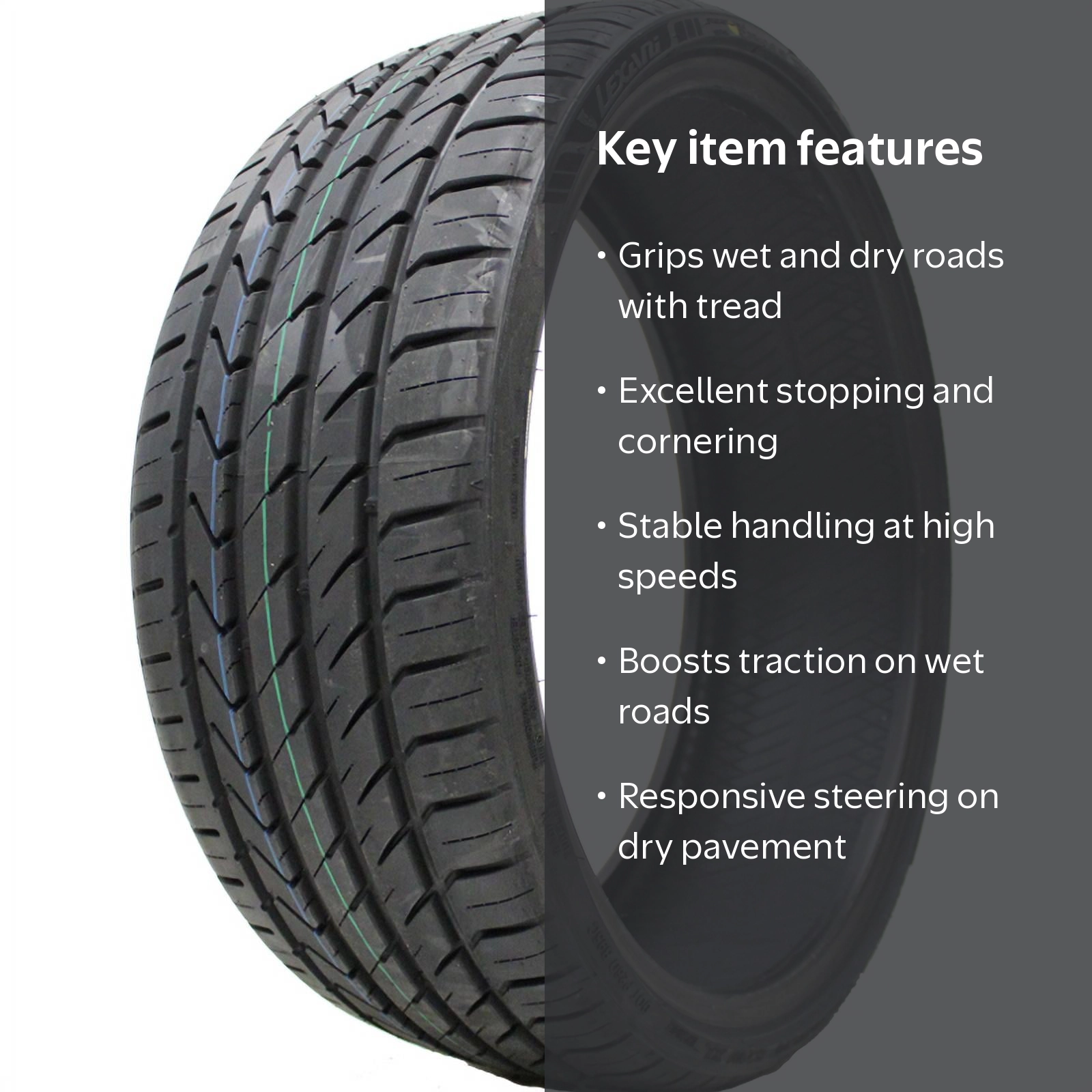 Lexani LX-Twenty High-Performance 93W XL 225/35R20 Tire for Sporty