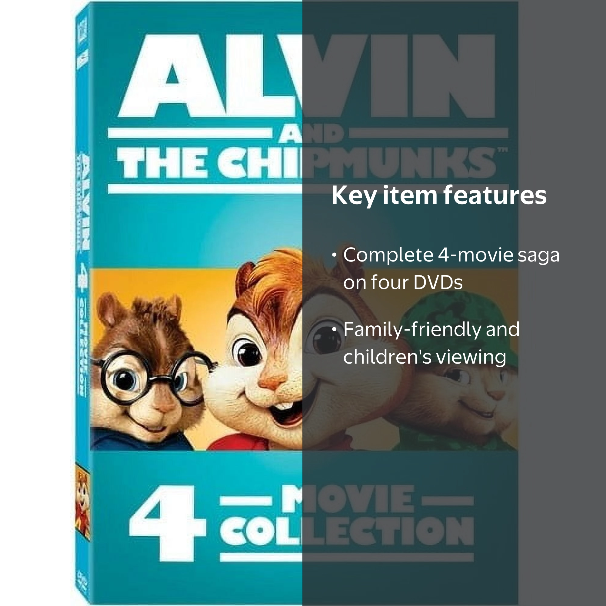 Alvin and the Chipmunks: 4-Movie Collection (DVD) (Disney), 20th