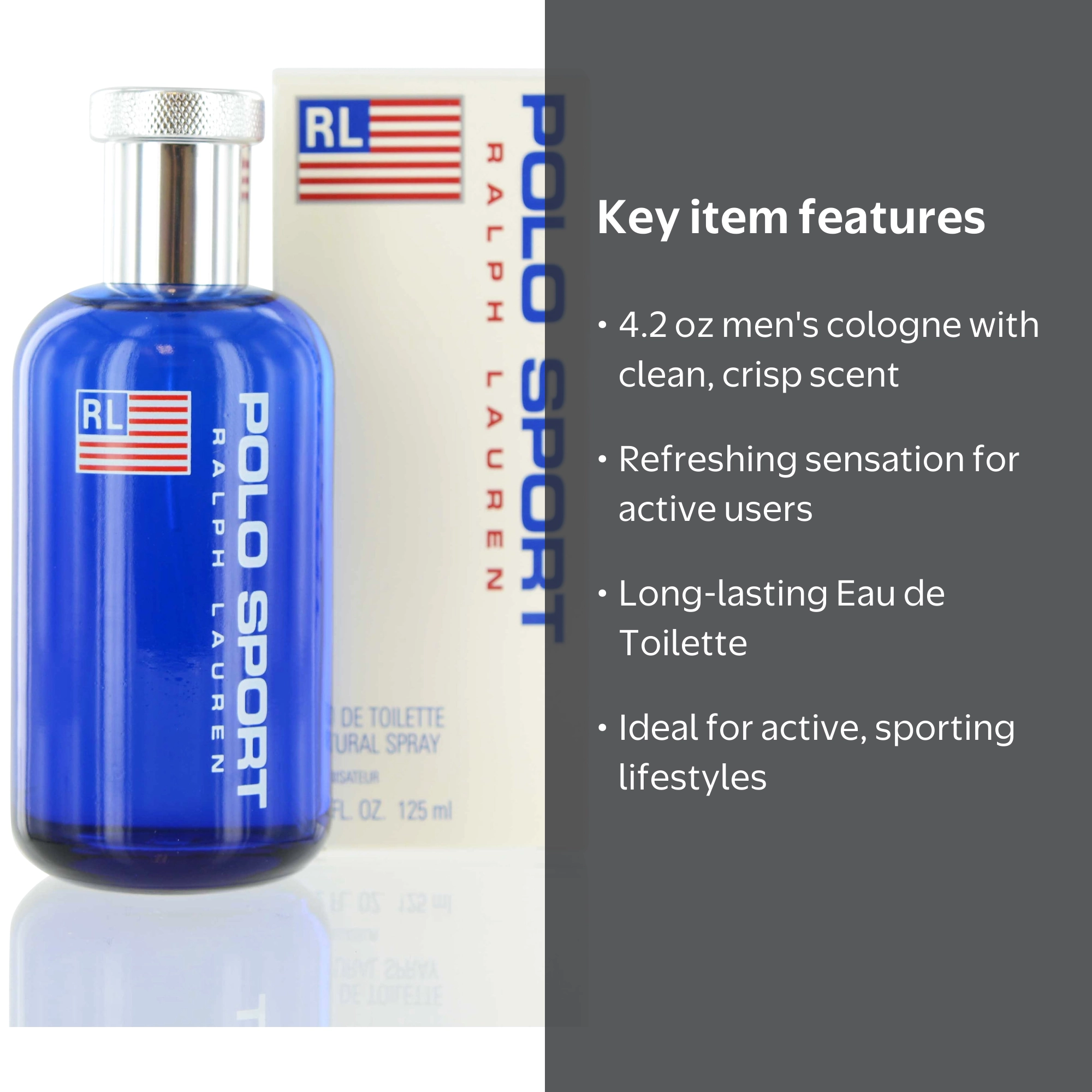 Ralph Lauren Polo Sport Cologne for Men - 4.2 oz Eau De Toilette