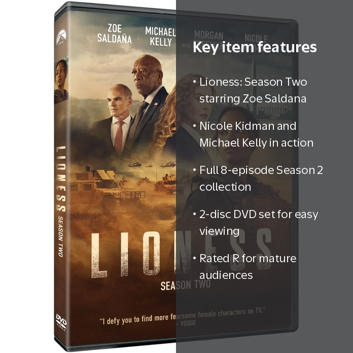 Viacom, Lioness: Season Two, 8 Episodes, 2-Disc Digital Video Disc