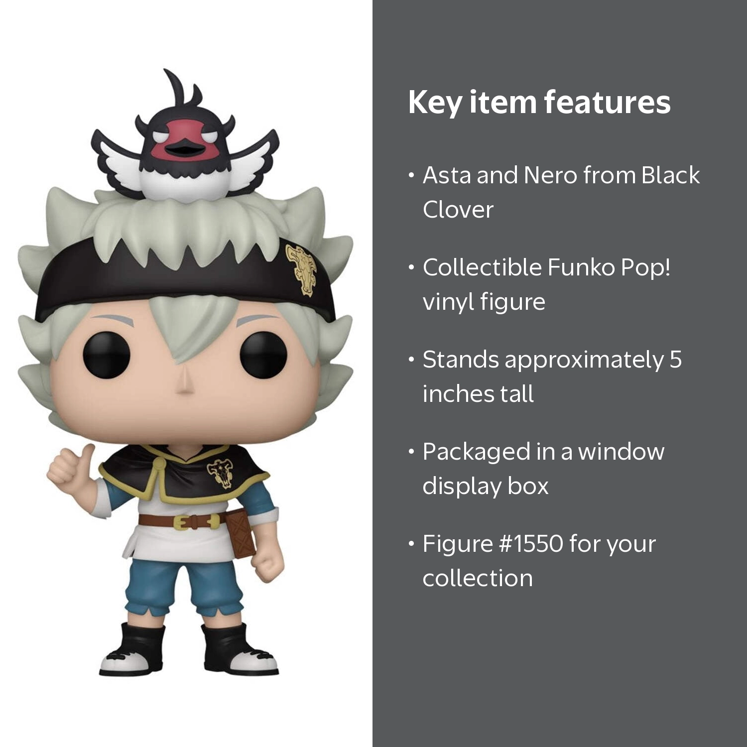 funko pop ダーク・マテリアルズ ＆ 移動都市 9点セット Black Clover Asta with Nero Funko Pop! Vinyl Figure #1550