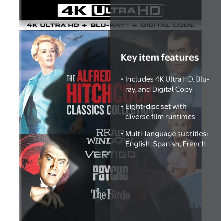 Universal Studios: Alfred Hitchcock Classics Collection Vol. 1 (4K