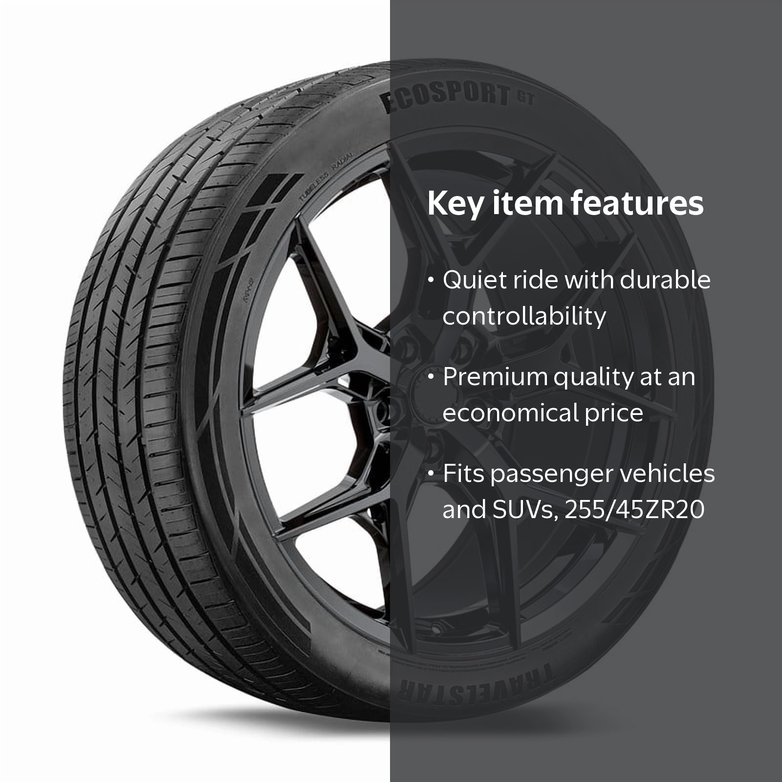 Travelstar Ecosport GT 255/45ZR20 105W Tire - Walmart.com