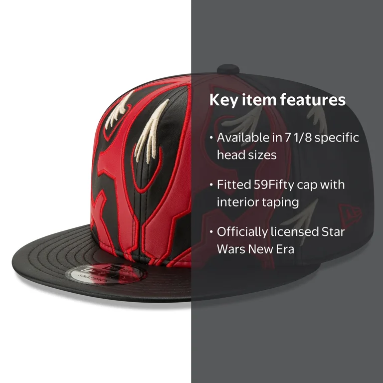 New Era Star Wars Darth Maul 59　FIFTY Star Wars Darth Maul 59Fifty Fitted New Era Hat-7 1/8 Fitted