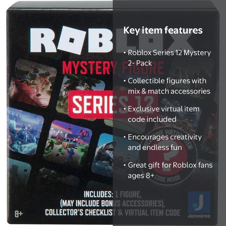 Roblox, Action Figure Mystery Blind Box, Series 12, 2-Pack