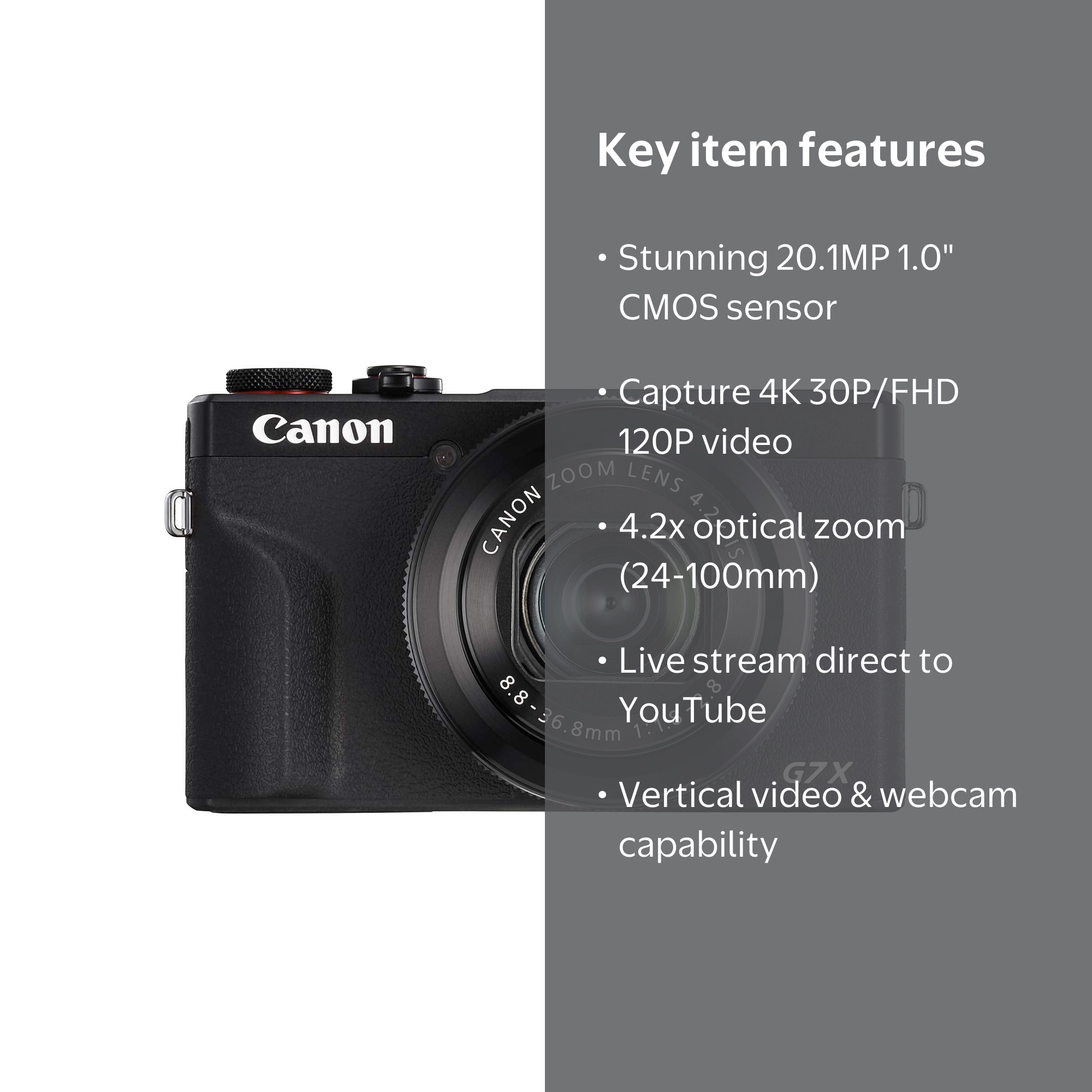 新品未使用 Canon PowerShot G7X Mark III ブラック Canon PowerShot G7 X Mark III Digital Camera (Black) 3637C001 | eBay