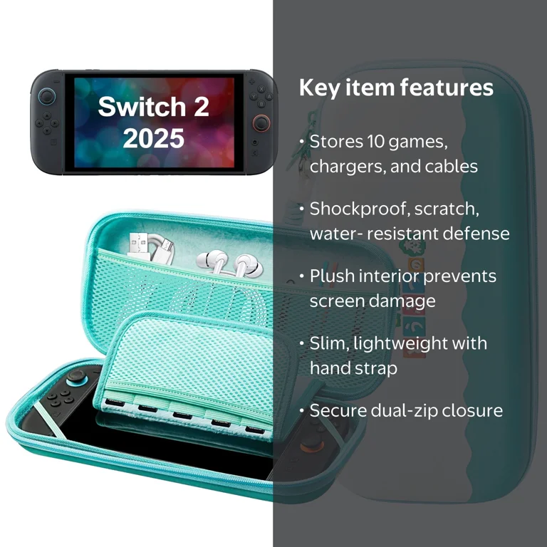 YUOY Carrying Case for Nintendo Switch 2 (2025), Travel Bag for