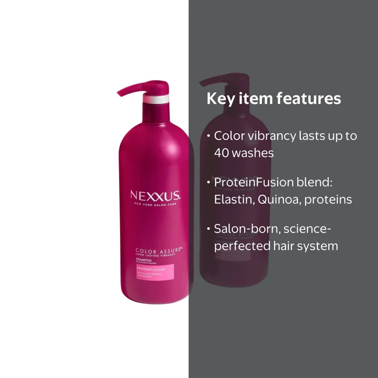 Nexxus, Color Assure Shampoo and Conditioner, 32 Fl Oz, Pack of 2