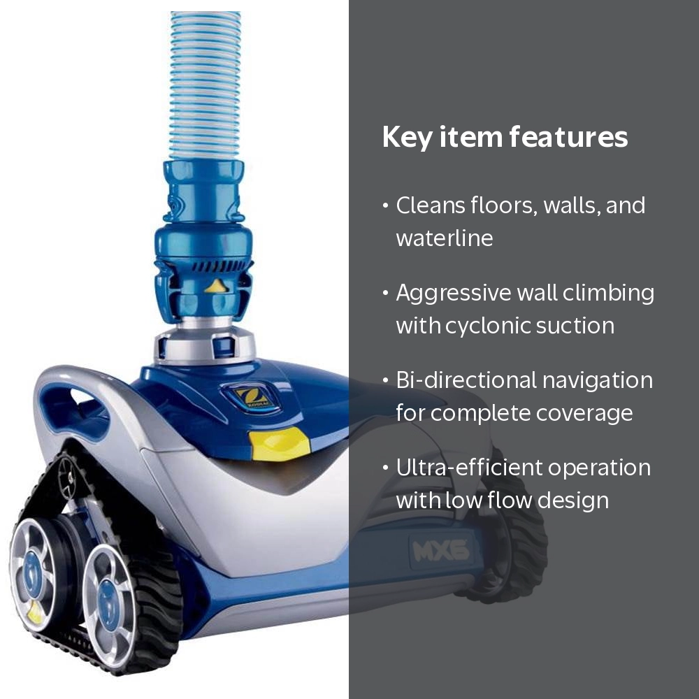 Zodiac, Pool Cleaner, Cyclonic Suction, 40x15x15 inches - Walmart.com
